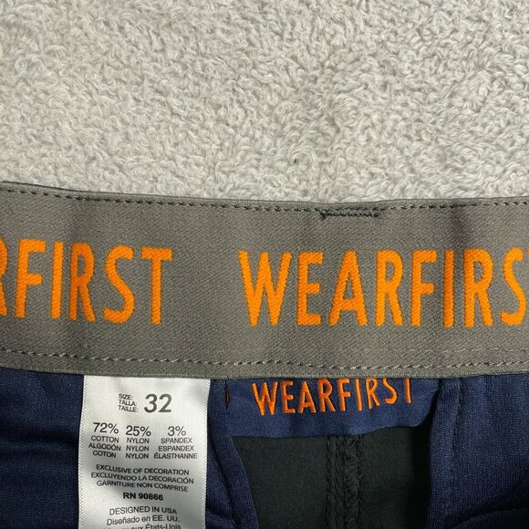 Wearfirst Men's Size 32 Cargo Shorts Black Cotton Blend - Picture 4 of 5